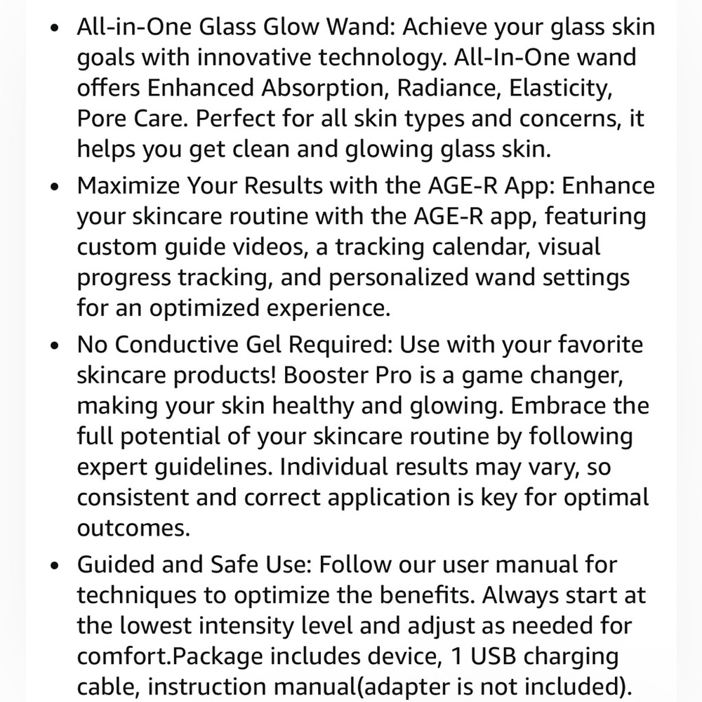 NEW Medicube Age-R Booster Pro 6-IN-1 Real GlassGlowMassagerKoreanSkin ORG$220 B - Picture 4 of 8